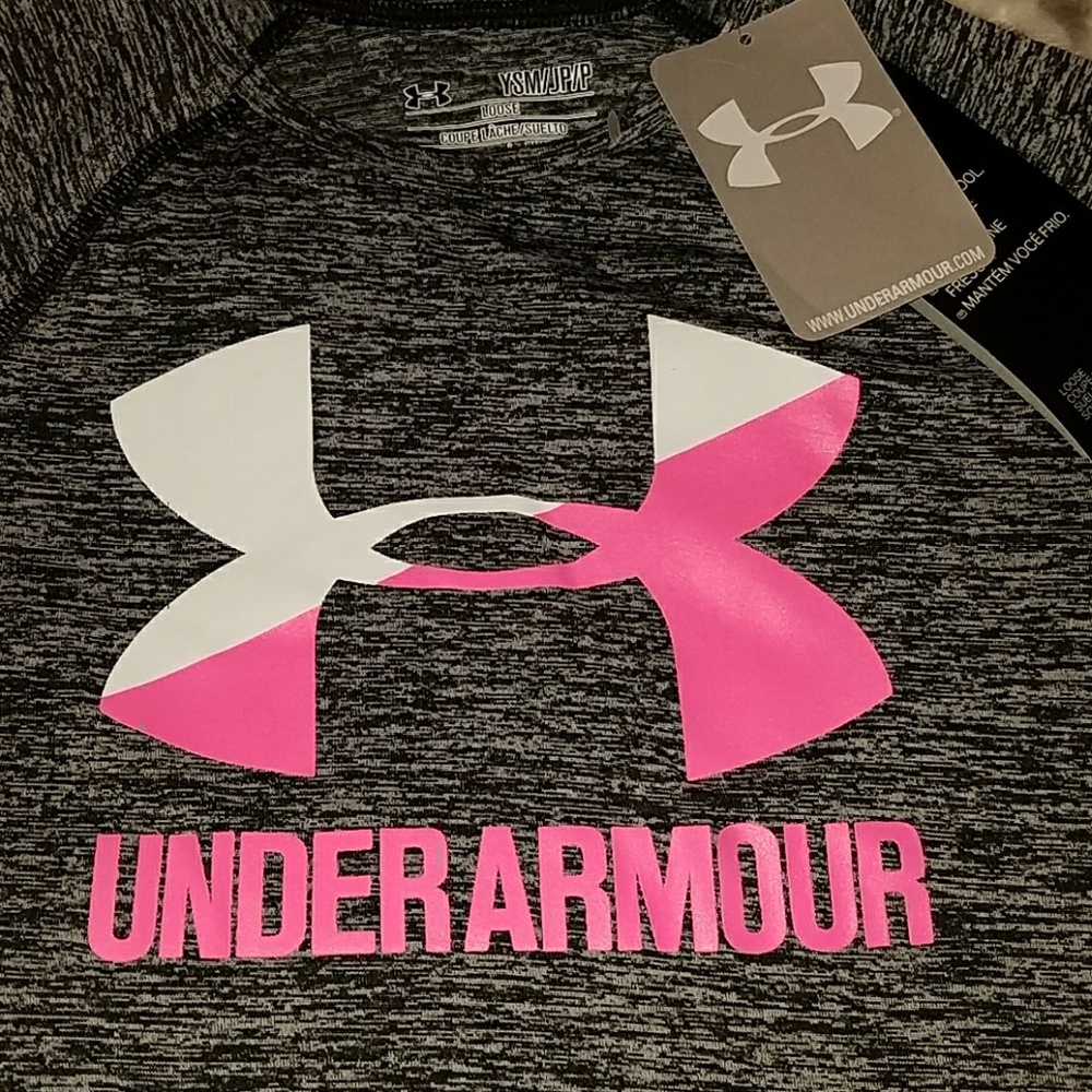 🆕 UA B/W Chalk Pink & White Logo